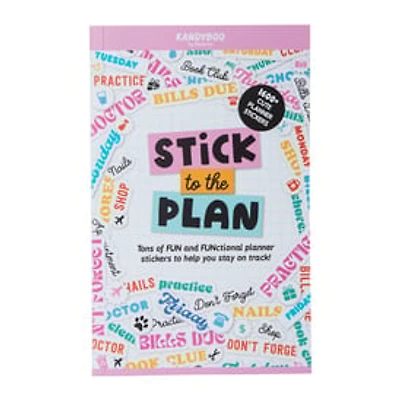 Stick To The Plan: Planner Sticker Book 1600-Count