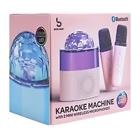 Karaoke Machine W/ 2 Mini Wireless Microphones