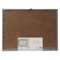 Framed Calendar Dry Erase Board 12in x 16in