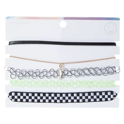 Choker Necklaces 5-Pack
