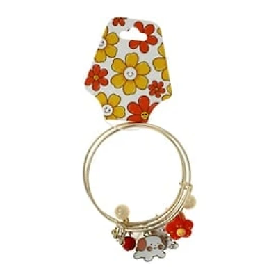 Kawaii Bangle Charm Bracelets 3-Piece Set