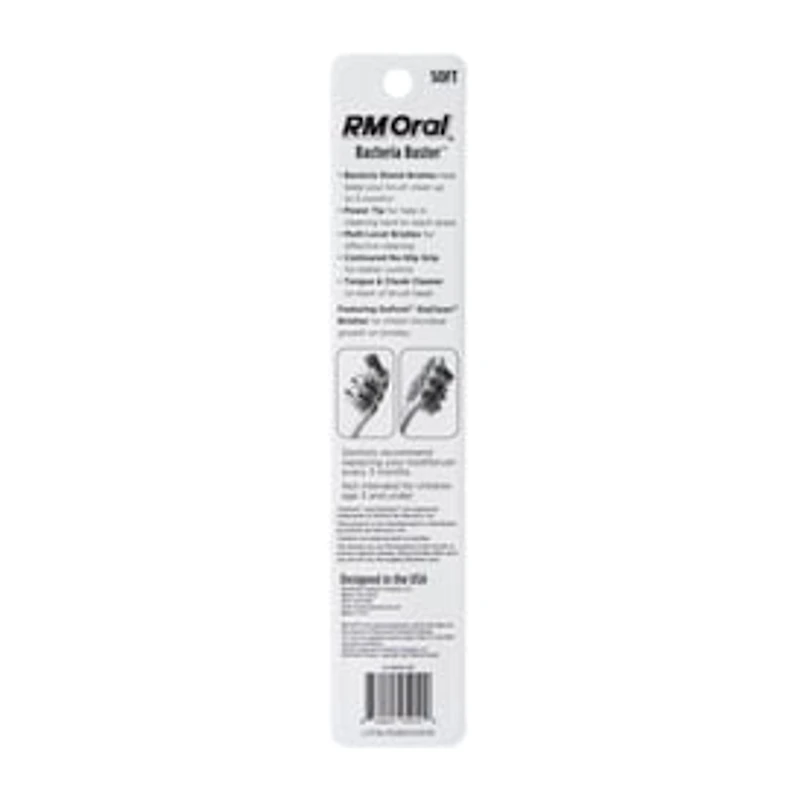 RM Oral® Bacteria Buster™ Soft Toothbrush
