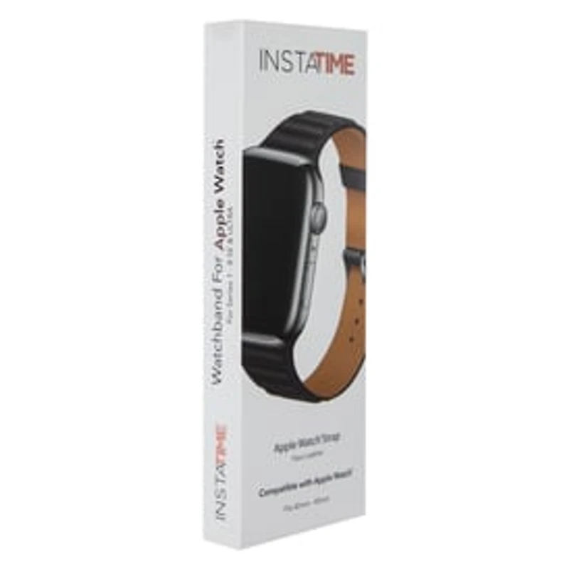 Faux Leather Watch Band For Apple Watch®