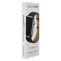 Faux Leather Watch Band For Apple Watch®