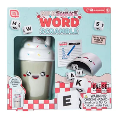 Milkshake Word Scramble Game