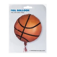 INFLATED Basketball Foil Decorative Balloon