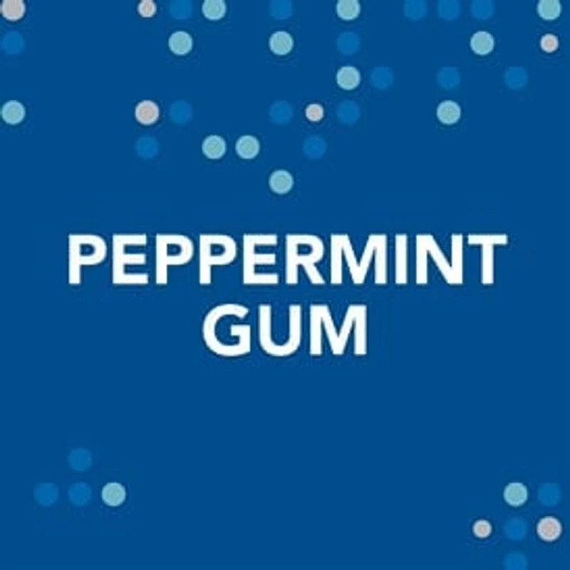 ORBIT Gum Peppermint Sugar Free Chewing Gum, Single Pack, 14 Piece