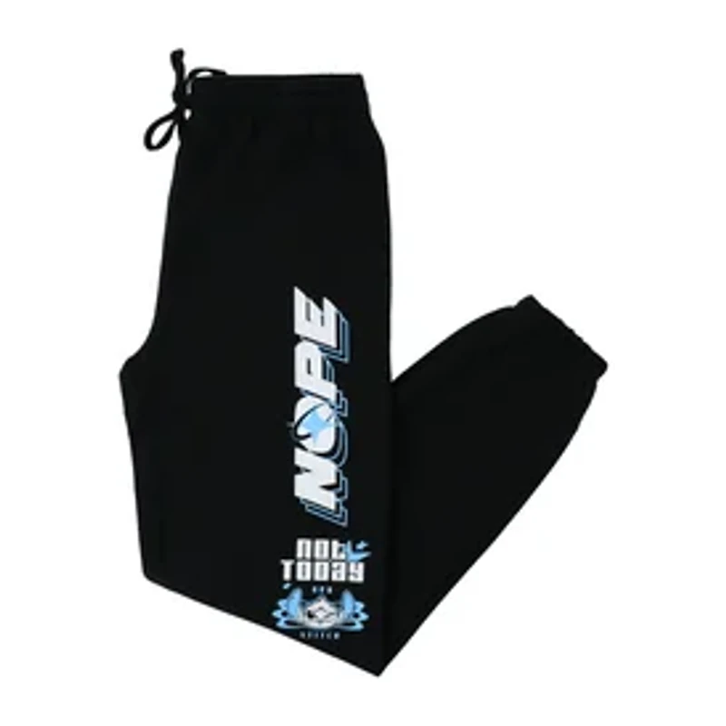 Young Mens Nope Printed Joggers
