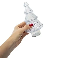 Glass Christmas Tree 7in