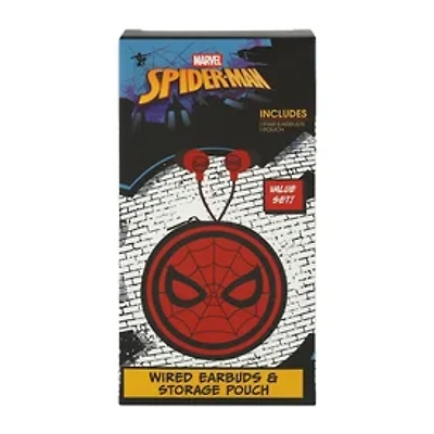 Licensed Wired Earbuds & Storage Pouch Value Set!
