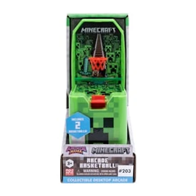 Arcade Mania™ Minecraft Basketball  Collectible Desktop Arcade