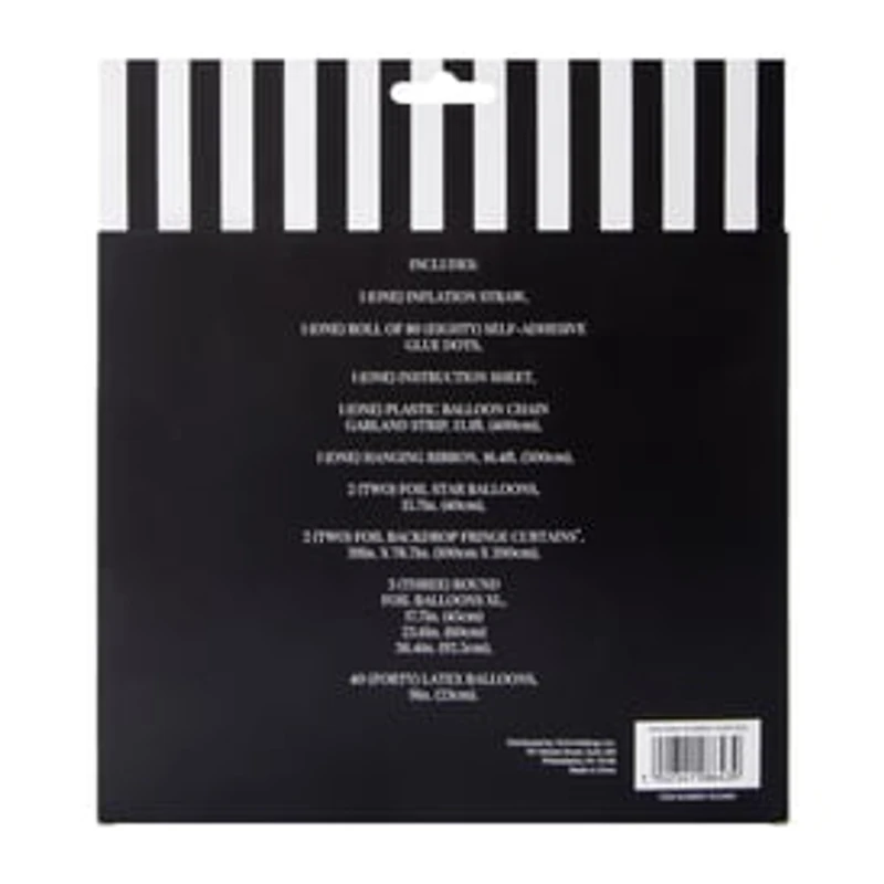 New Years Party Balloon Backdrops Set