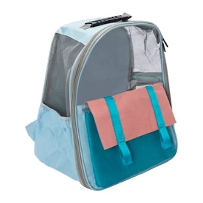 Color Block Backpack Pet Carrier 15.7in