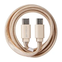 Metallic USB-C To Cable 48in