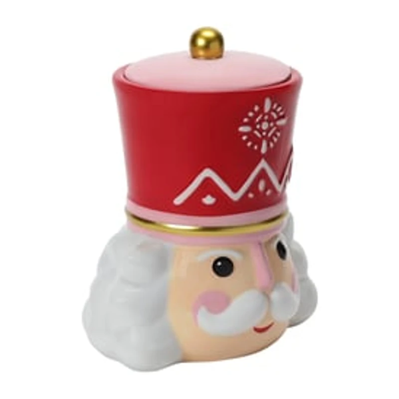 Christmas Nutcracker Ceramic Cookie Jar