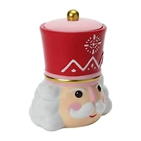 Christmas Nutcracker Ceramic Cookie Jar
