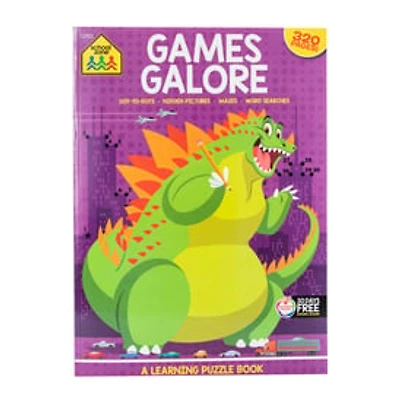 Games Galore Learning Puzzle Book