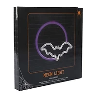 Halloween LED Neon Light - Bat & Moon