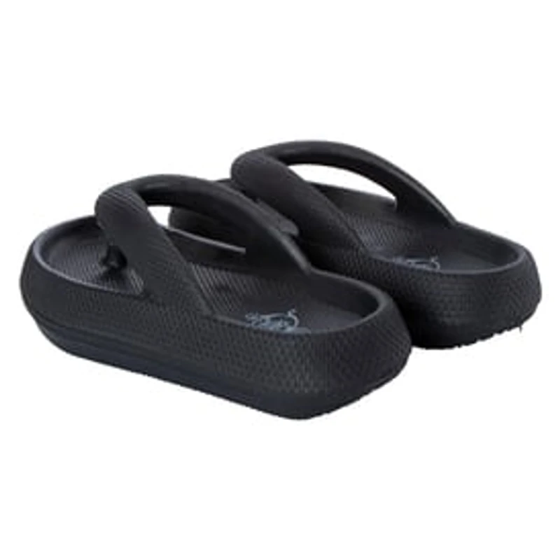 Ladies Puff Sole Flip Flops