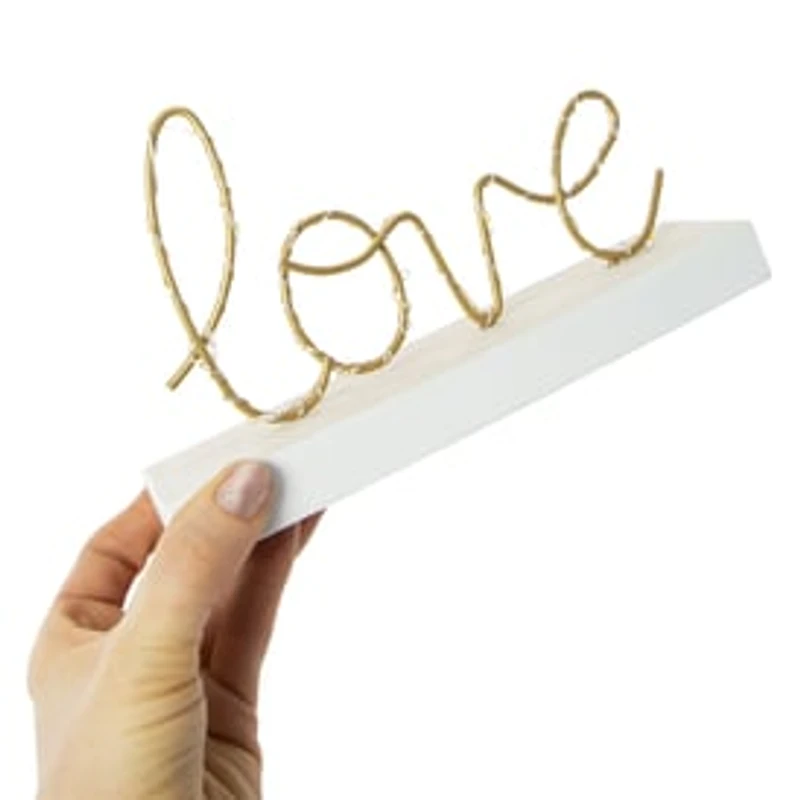 Script 'Love' LED Light