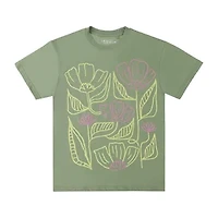 Stencil Flowers Graphic Tee