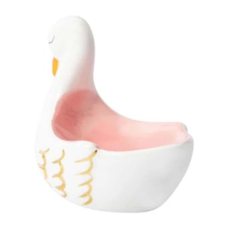 Ceramic Swan Trinket Tray