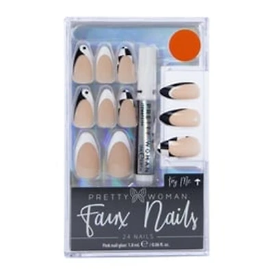 Pretty Woman Faux Nails 24-Piece Set