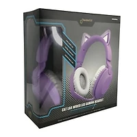 Wired LED Cat Ear Gaming Headset