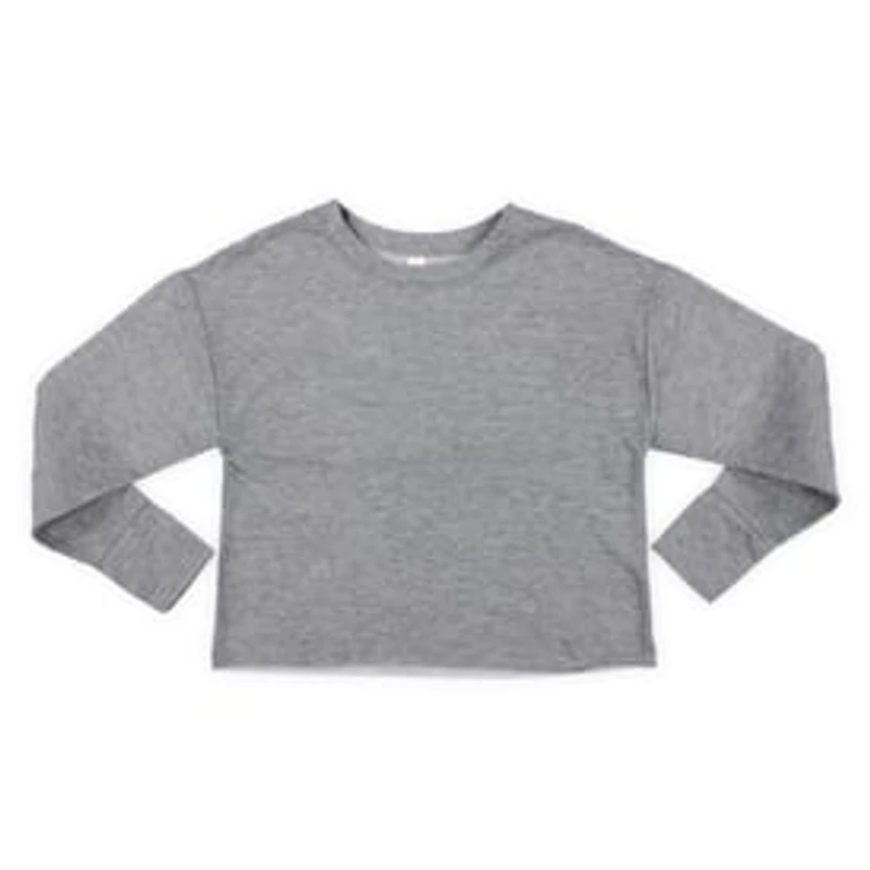 Juniors Cropped Sweatshirt Top