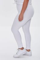 Women's Basic Organically Grown Cotton Leggings in White