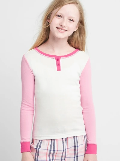 Colorblock PJ henley