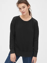 Vintage Soft Pullover Tunic Sweatshirt