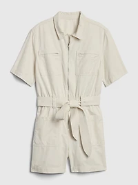 Utility Short Sleeve Romper