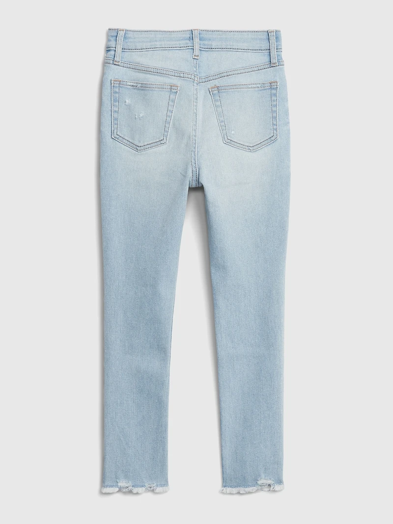 Teen Sky High Rise Skinny Ankle Jeans with Stretch