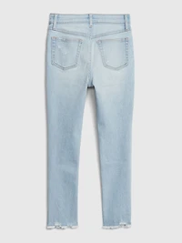 Teen Sky High Rise Skinny Ankle Jeans with Stretch