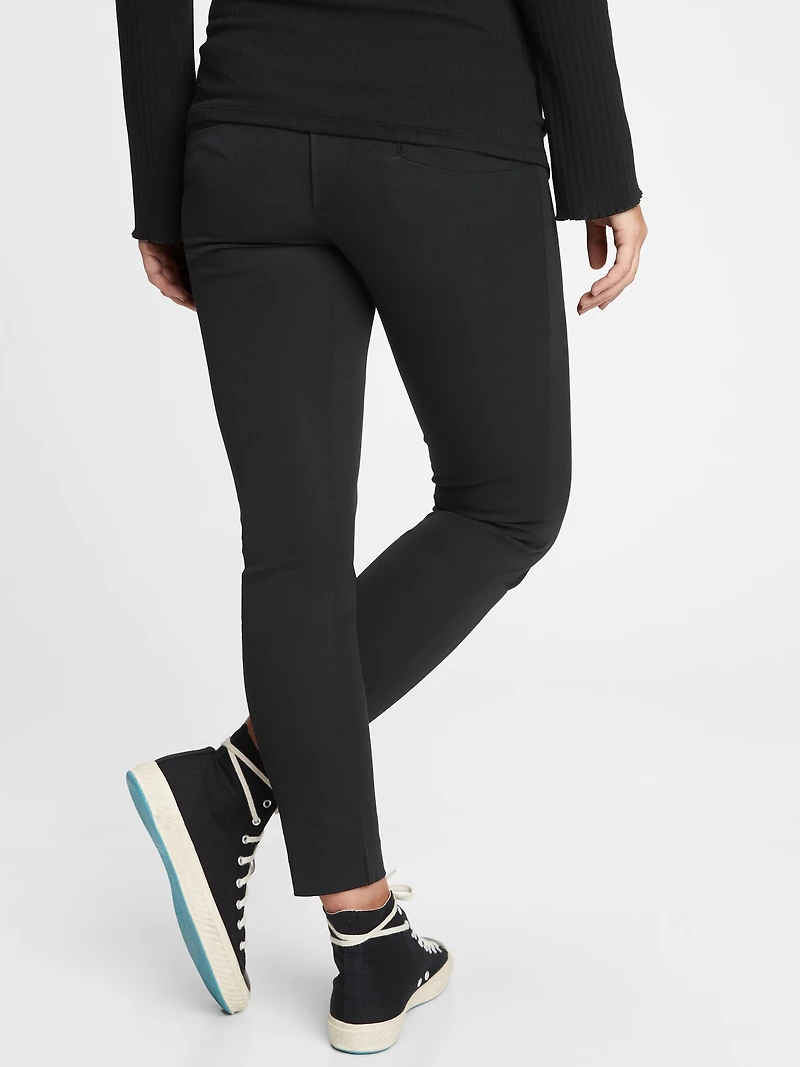 Maternity Full Panel Skinny Pants with Bi-Stretch