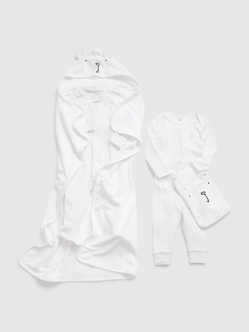 Baby 5-Piece Brannan Bear Bath Set