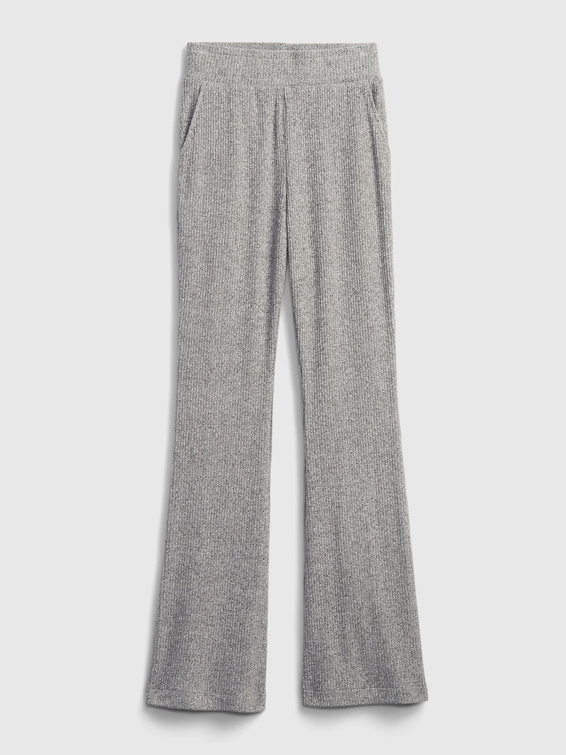 Teen Softspun Ribbed Flare Knit Pants