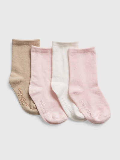 Toddler Crew Socks (4-Pack