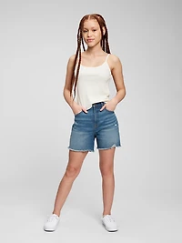 Teen Sky High Rise Denim Shorts