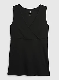 Maternity V-Neck Nursing Tank Top