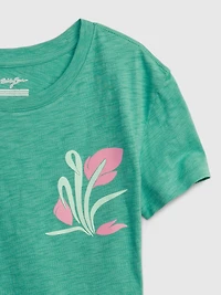 Gap × Bailey Elder Kids Organic Cotton Graphic T-Shirt