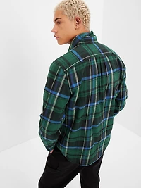 Organic Cotton Midweight Flannel Shirt