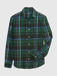 Organic Cotton Midweight Flannel Shirt