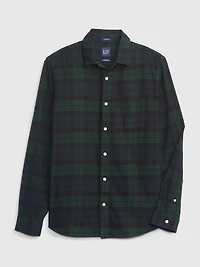 Organic Cotton Midweight Flannel Shirt