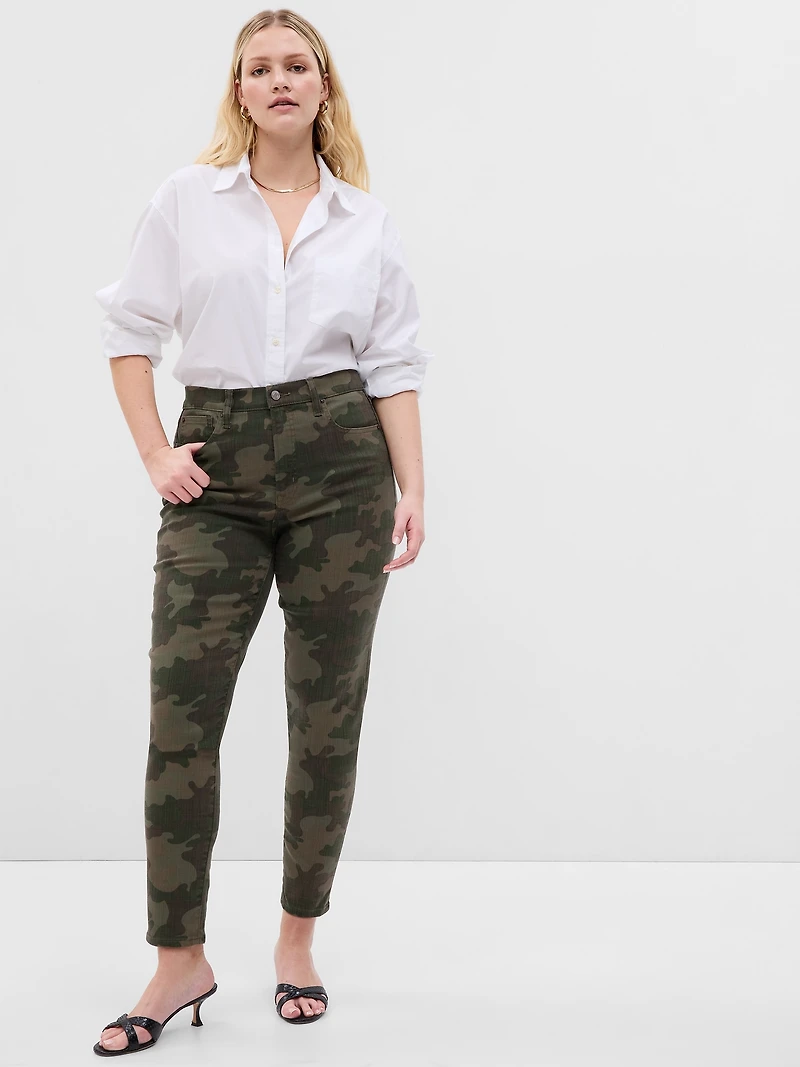 High Rise True Skinny Jeans