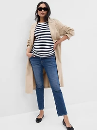 Maternity Full-Panel Vintage Slim Jeans