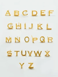 Gold Initial Earrings