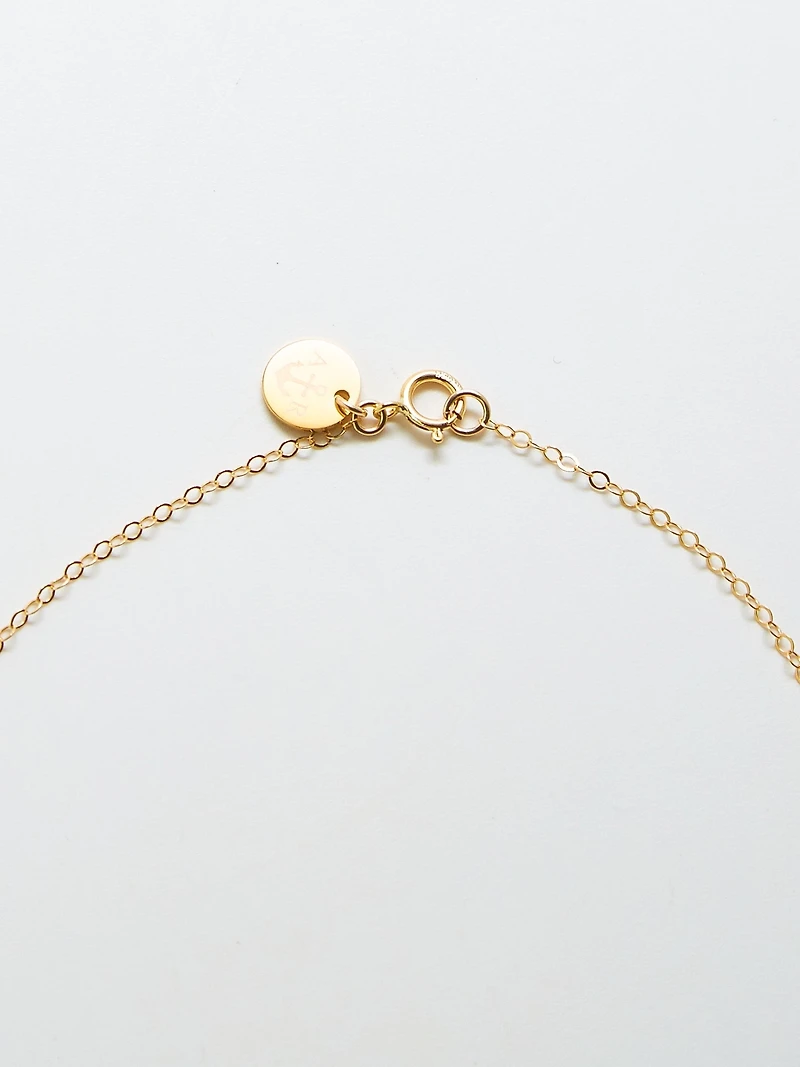 Gold Crescent Moon Necklace