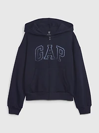 Kids VintageSoft Logo Zip Hoodie